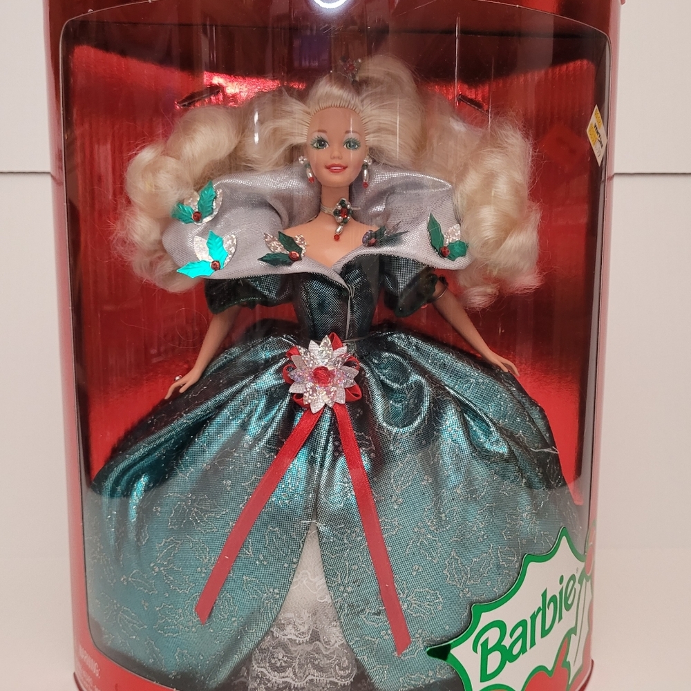 Vintage 1995 Happy Holidays Barbie #14123